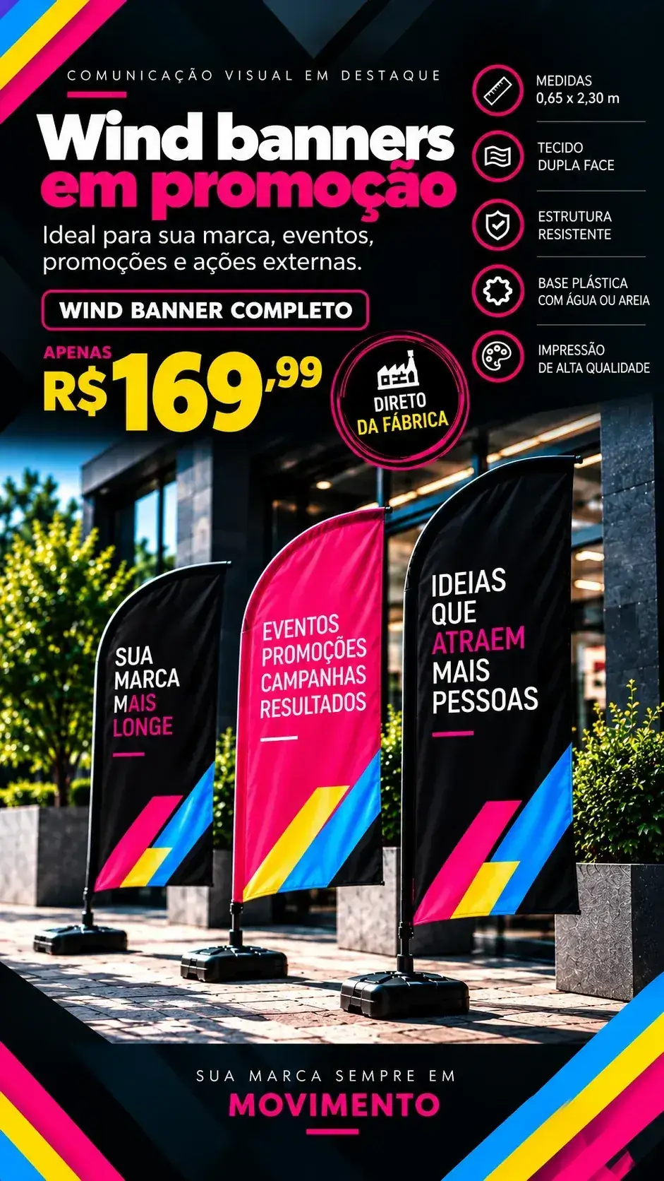 Windbannersmobile E — Color Banner em Santo André e São Bernardo do Campo, SP